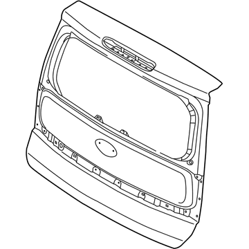 Kia 73700B2000 Panel Assembly-Tail Gate