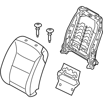 Kia 884011U321LAB Back Assembly-Front Seat Pa