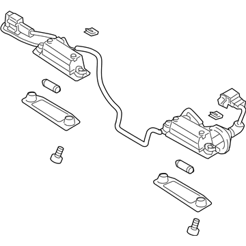 Kia 925013F000 Lamp Assembly-License Plate