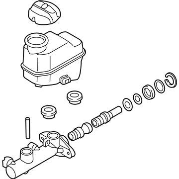 2016 Kia K900 Brake Master Cylinder Reservoir - 585103M000