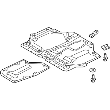 Kia 29130D5100 Cover Assembly-Engine Under