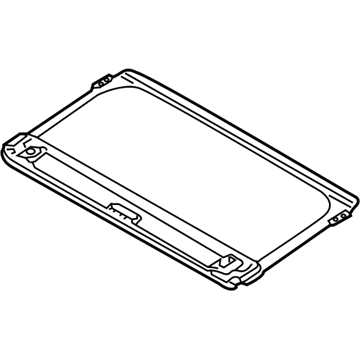 Kia 81666A9000DAA Sunshade Assembly-Sunroof