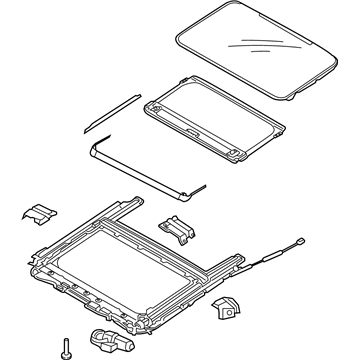 Kia 81600A9000GBU Sunroof Assembly