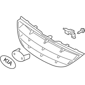 Kia Spectra Grille - 863502F250
