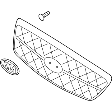 Kia 0K54H50710A Radiator Grille Assembly