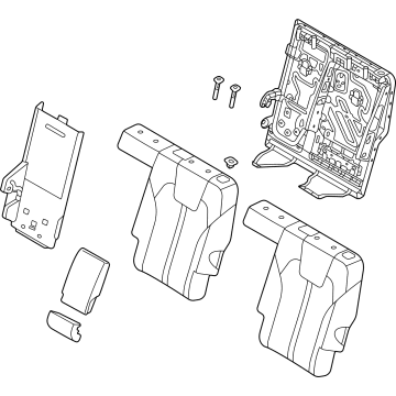 Kia 89300R5220MQV Back Assembly-Rr Seat LH