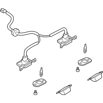 Kia 0K2DJ51270 Lamp-Licence