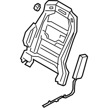 Kia 88310J6010 FRAME ASSY-FR SEAT B