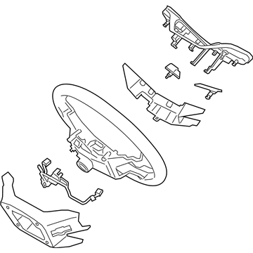 Kia 56100C6EB0 Steering Wheel Assembly
