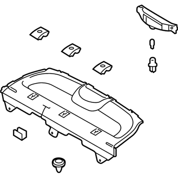 Kia 856101M5008O Trim Assembly-Package Tray