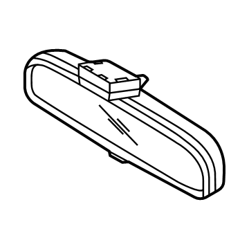 Kia 85101D2000 Rear View Inside Mirror Assembly