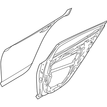 Kia 77004J5000 Panel Assembly-Rear Door