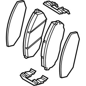 Kia 581014ZA00 Pad Kit-Front Disc BRAK