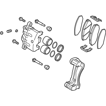 2013 Kia Sorento Brake Caliper - 581101U500