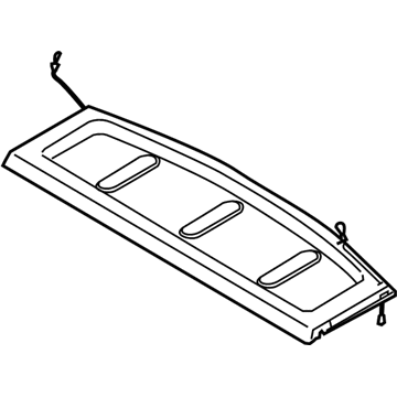 Kia 859301G500XI Trim Assembly-Covering Shelf