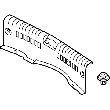 Kia 85770H9000WK Trim Assembly-Rear Transverse