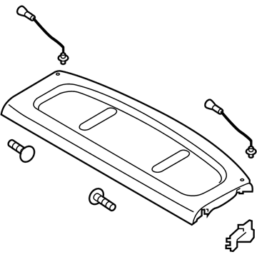 Kia 85910H9000WK Trim Assembly-Covering Shelf