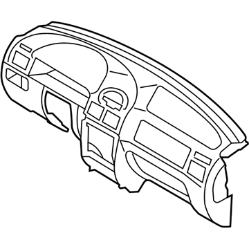 Kia 84713FD00008 Frame-Instrument Panel