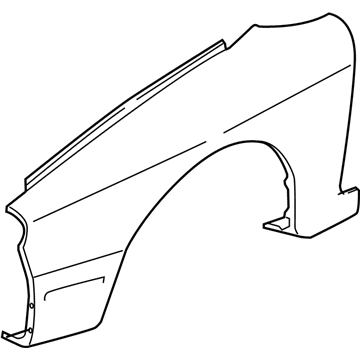 Kia 0K2SR52211A Panel-Front Fender,L