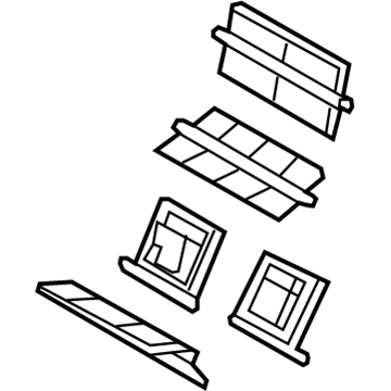 Kia 972073E260 Door Assembly-Heater