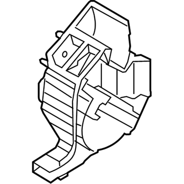 Kia 972053E260 Case-Heater,LH