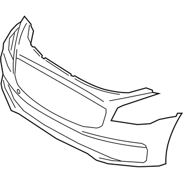Kia 86510J6100 Front Bumper Cover Assembly