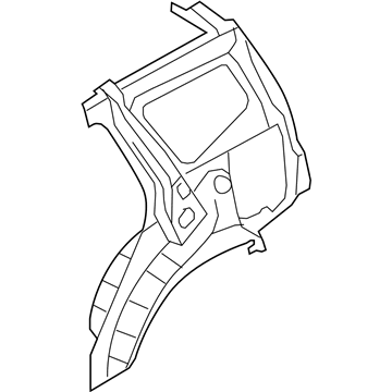 Kia 716022J100 Panel Assembly-Quarter Inner