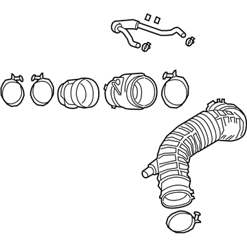 Kia 28140J3800 Hose Assembly-Air Intake