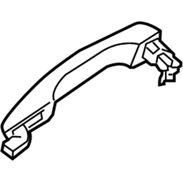 Kia 82661H8000 Door Outside Handle Assembly