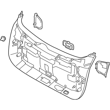 Kia 81750D9100WK Panel Assembly-Tail Gate