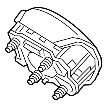 Kia 80100P2500WK Module Assembly-STRG WHE