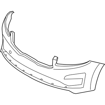 Kia 86510A9NA0 Front Bumper Cover