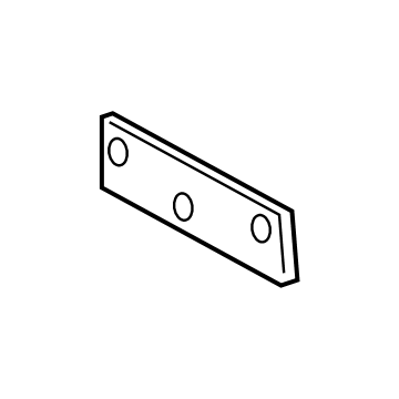 Kia 86519A9NB0 MOULDING-Front Bumper Licence