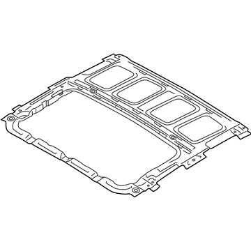 Kia 67115M7010 Ring Assembly-SUNROOF Re