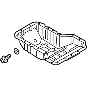 Kia 215102CTA0 Pan Assembly-Engine Oil