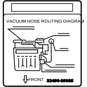 Kia 324503C140 Label-1