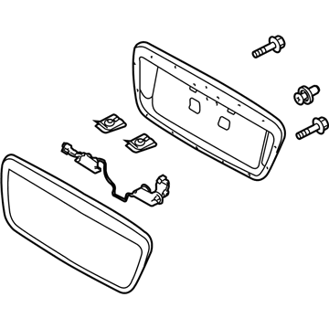 Kia 873803F001XX GARNISH Assembly-Rear