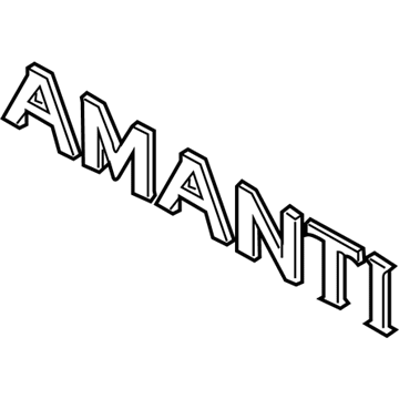 Kia 863113F020 Amanti Emblem