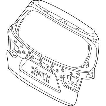 Kia 73700C6100 Panel Assembly-Tail Gate