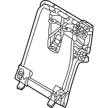 Kia 89310G5000WK Frame Assembly-Rear Seat Back