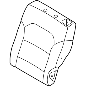 Kia 89350G5000 Pad Assembly-Rear Seat Back