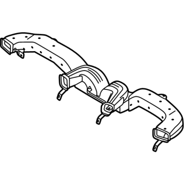 Kia 97410G5AA0 DUCT ASSY-FACE,CTR