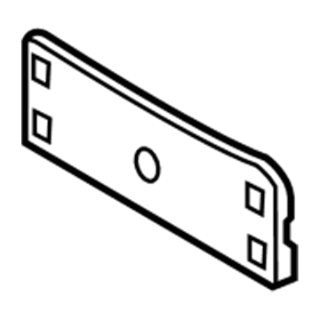 Kia 865194D550 MOULDING-Front Bumper Licence