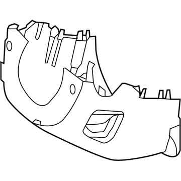 Kia 848553RAE0WK SHROUD-Steering Column