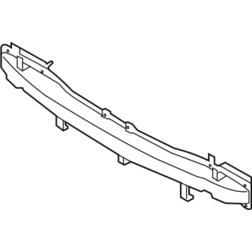 Kia 866301M500 Rail Assembly-Rear Bumper