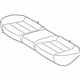Kia 89150A7240 Pad Assembly-Rear Seat Cushion