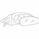 Kia 876103F100 Outside Rear View Mirror Assembly, Left