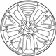 Kia 52973E4000 Cap-Wheel Accent