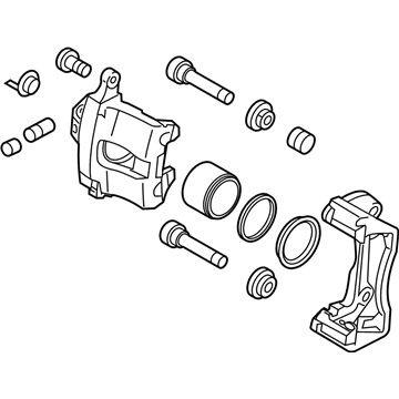 Kia 58190E6A10 Caliper Kit-Front Brake
