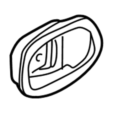 Kia 0K9A458331A96 Cover-Handle,RH